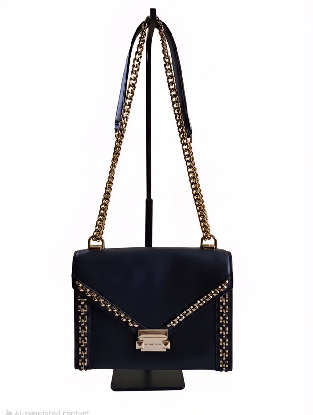 Michael Kors Whitney Studded Frame Shoulder Bag